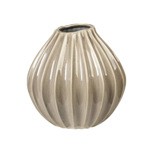 Broste Copenhagen - Wide Vaas Rainy Day 25cm