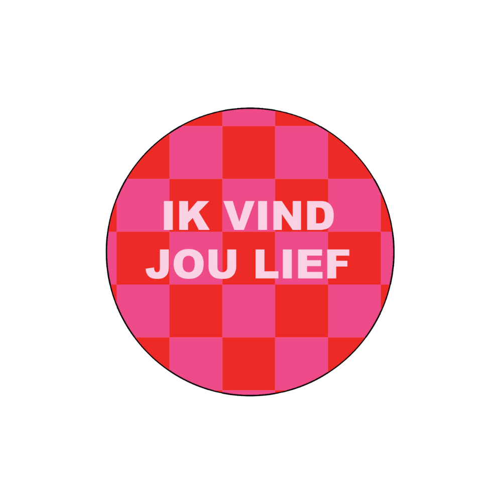 Onderzetter - Ik vind jou lief