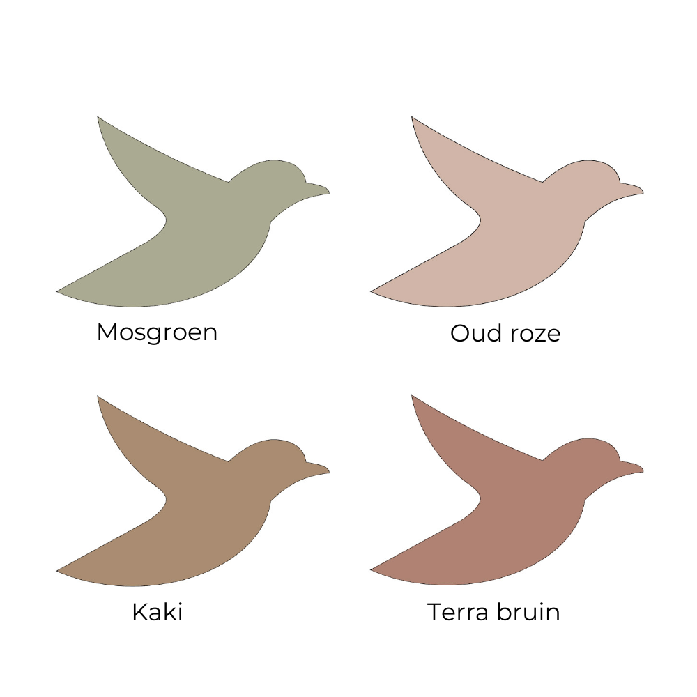 Wanddecoratie Vogeltje