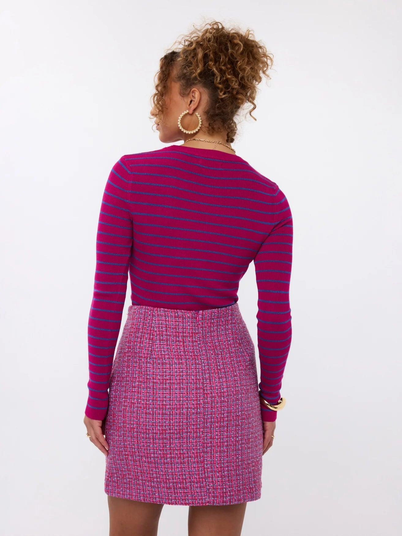 Ydence | Skirt Emberlyn | Pink/Blue