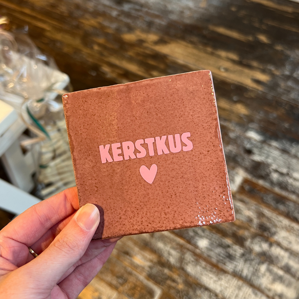 Tegeltje - Kerstkus