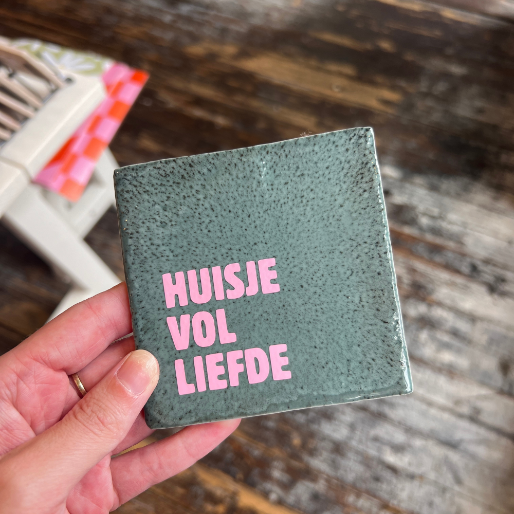 Tegeltje - Huisje Vol Liefde