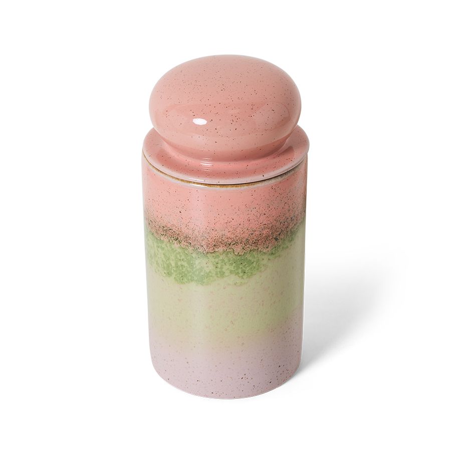 HKLIVING - 70s voorraadpot - Glaze