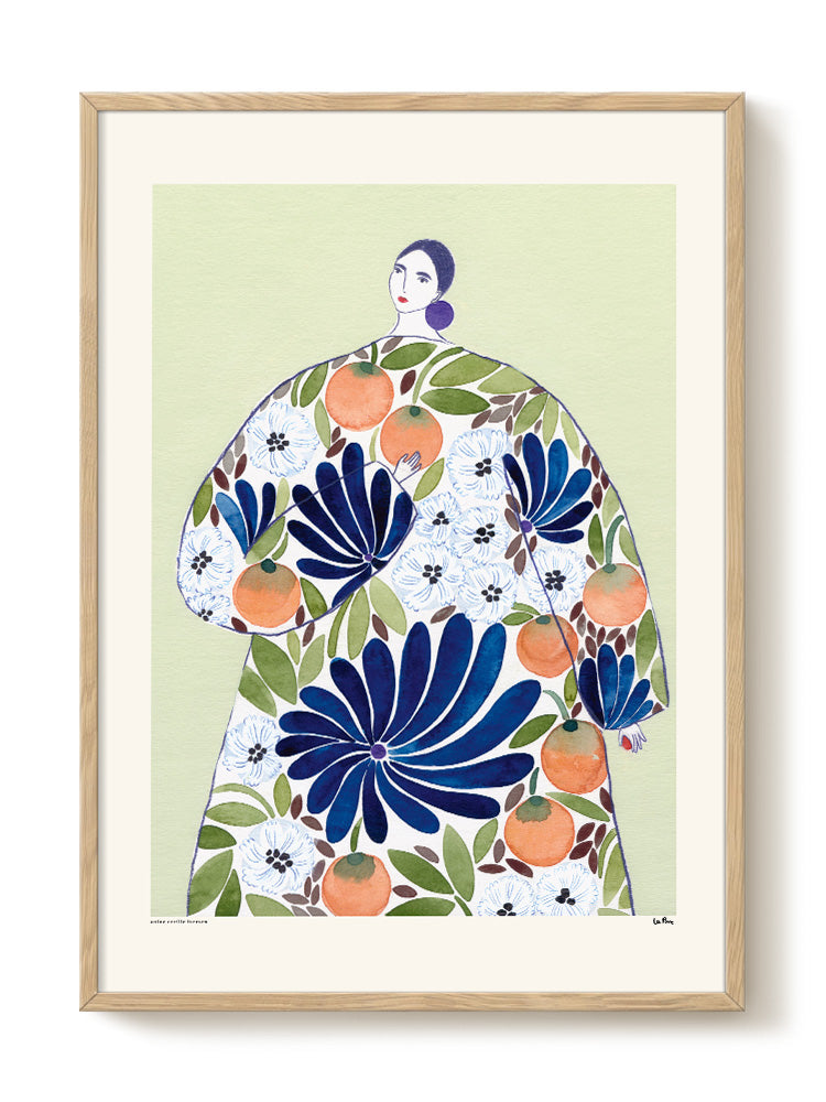 Poster - Orange Coat 30x40cm