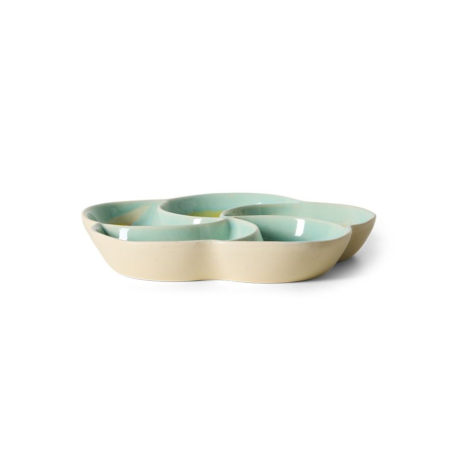 PRE ORDER - HKLIVING - 70s ceramics snack tray - Glint