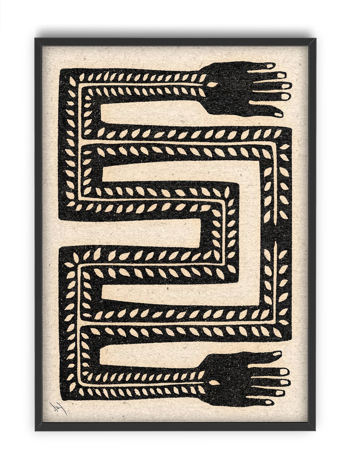 Poster - It Flows Through Us 50x70cm