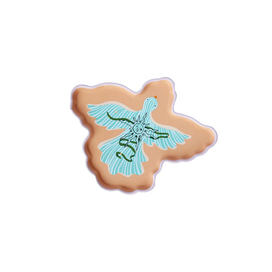 All The Luck In The World - Serveerbord Vogel Met Zon