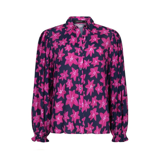 Ydence | Blouse Alyssa | Navy flower