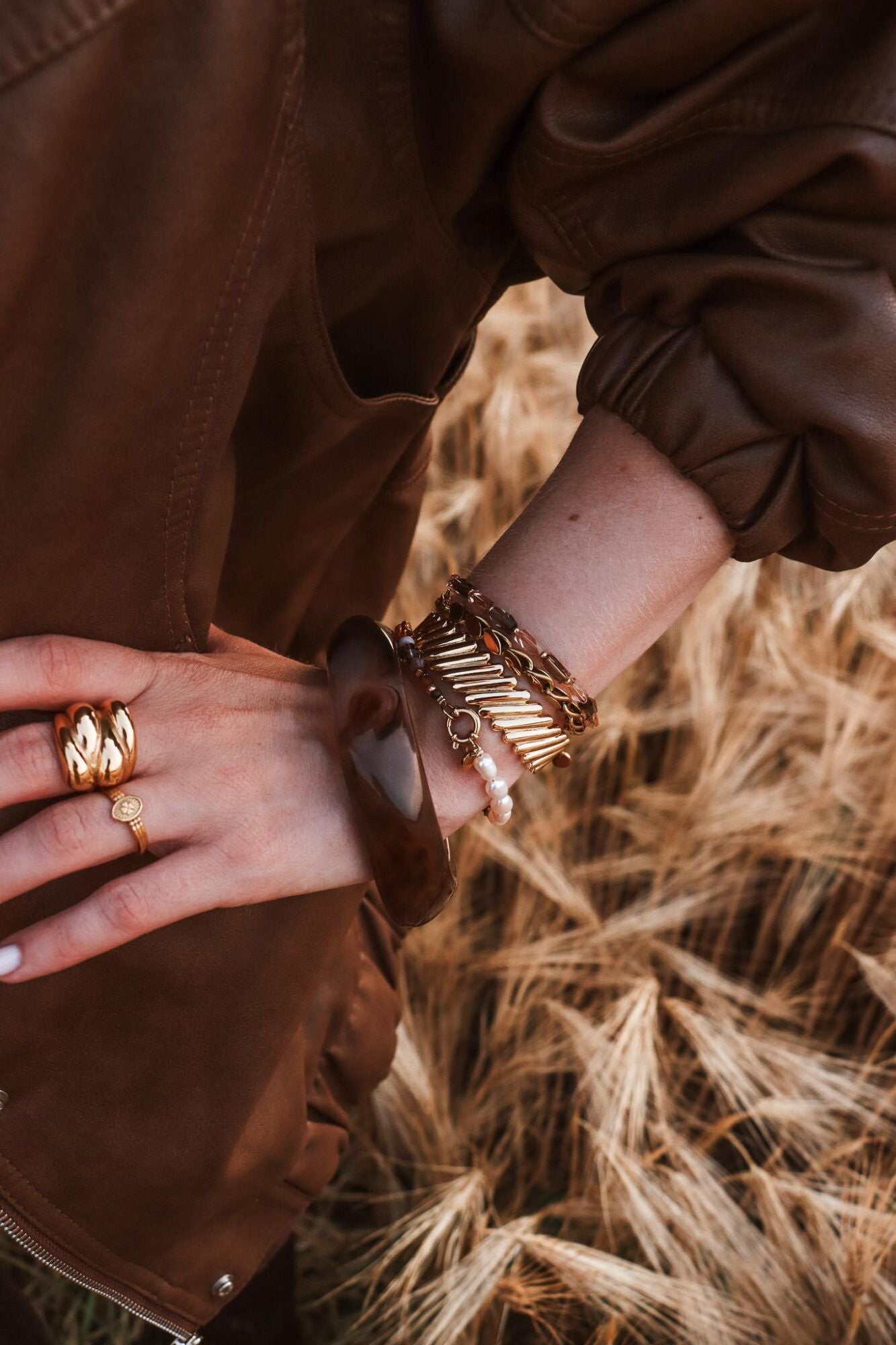 Label Kiki - Big terra bracelet