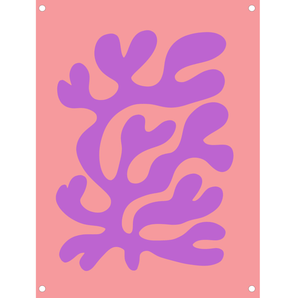 Tuinposter - Botanic Roze/Lila