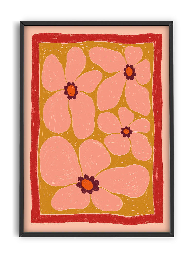 Poster - Stardust Peach 30x40cm