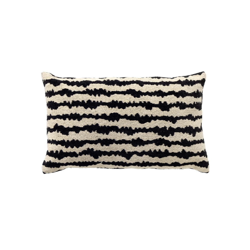 Dutch Decor - Sierkussen Nando Zwart/Wit