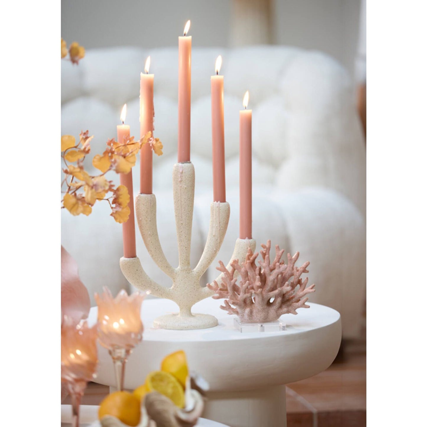 Light & Living Kandelaar - Polino Mat Creme