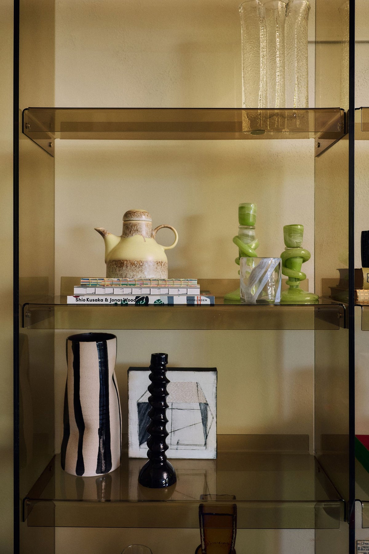 HKLIVING - Mono Vase - Sand/Black