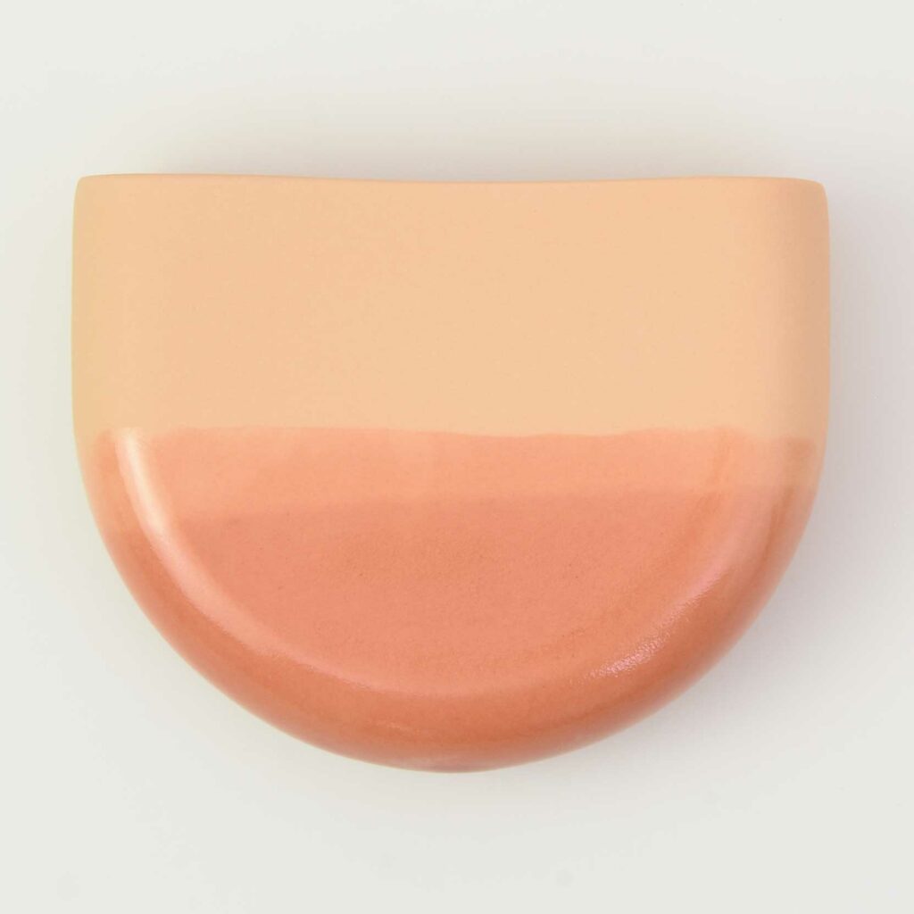Dip Muurvaas Rond - Oranje 059