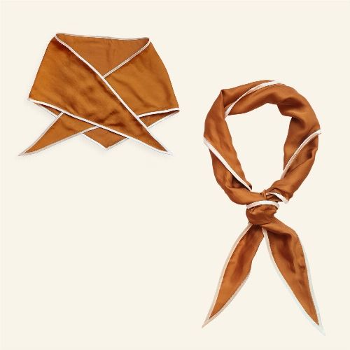Mable Happiness - Triangle Scarf - Caramel Creme