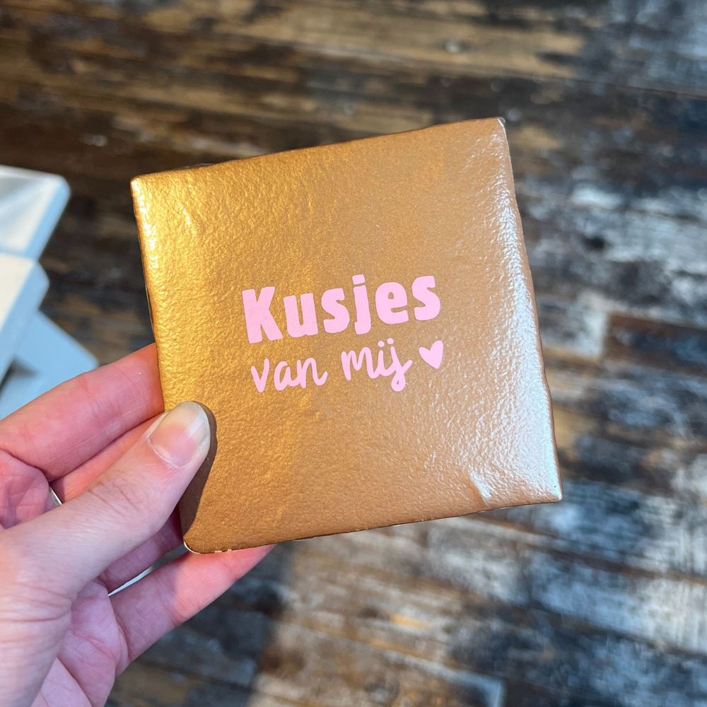 Tegeltje - Kusjes van mij