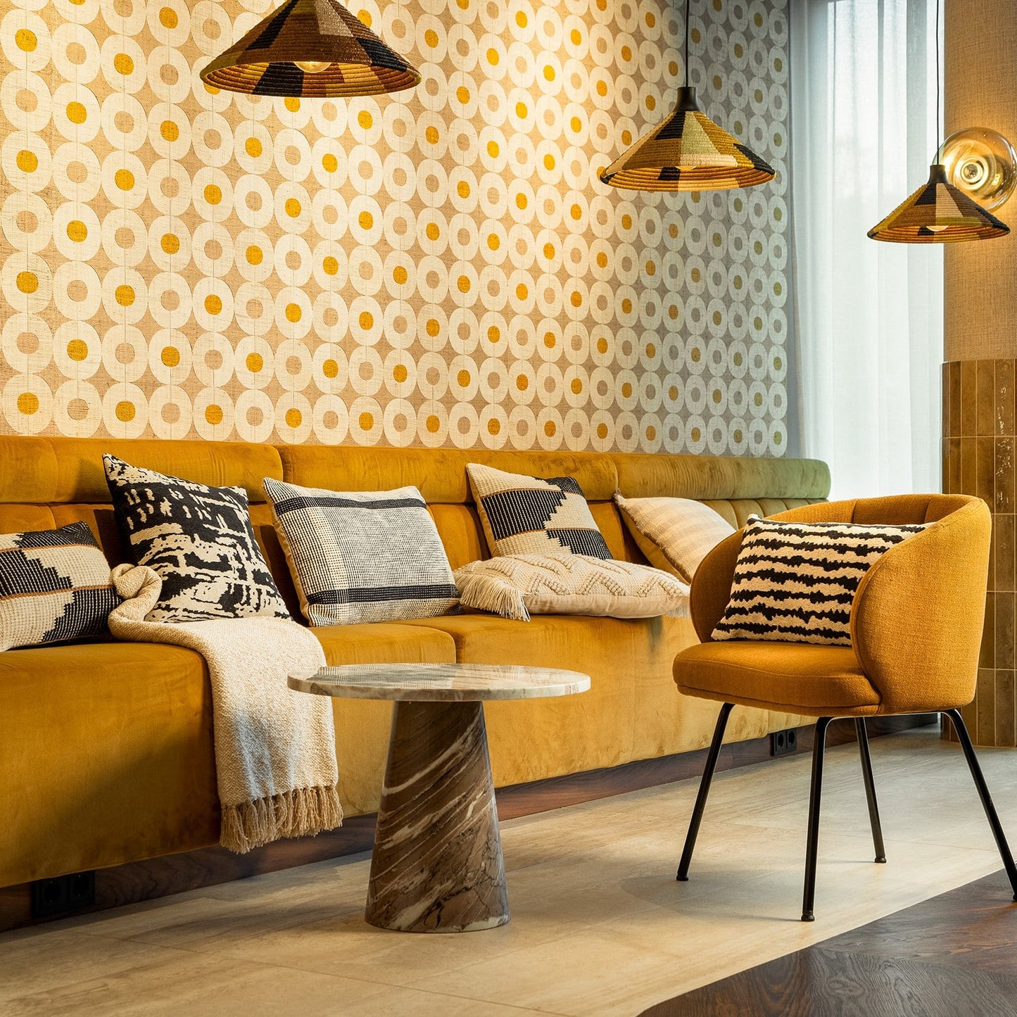 Dutch Decor - Sierkussen Vince Zwart/Wit