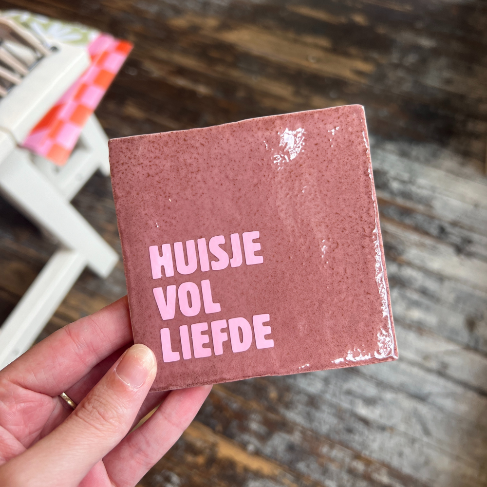 Tegeltje - Huisje Vol Liefde