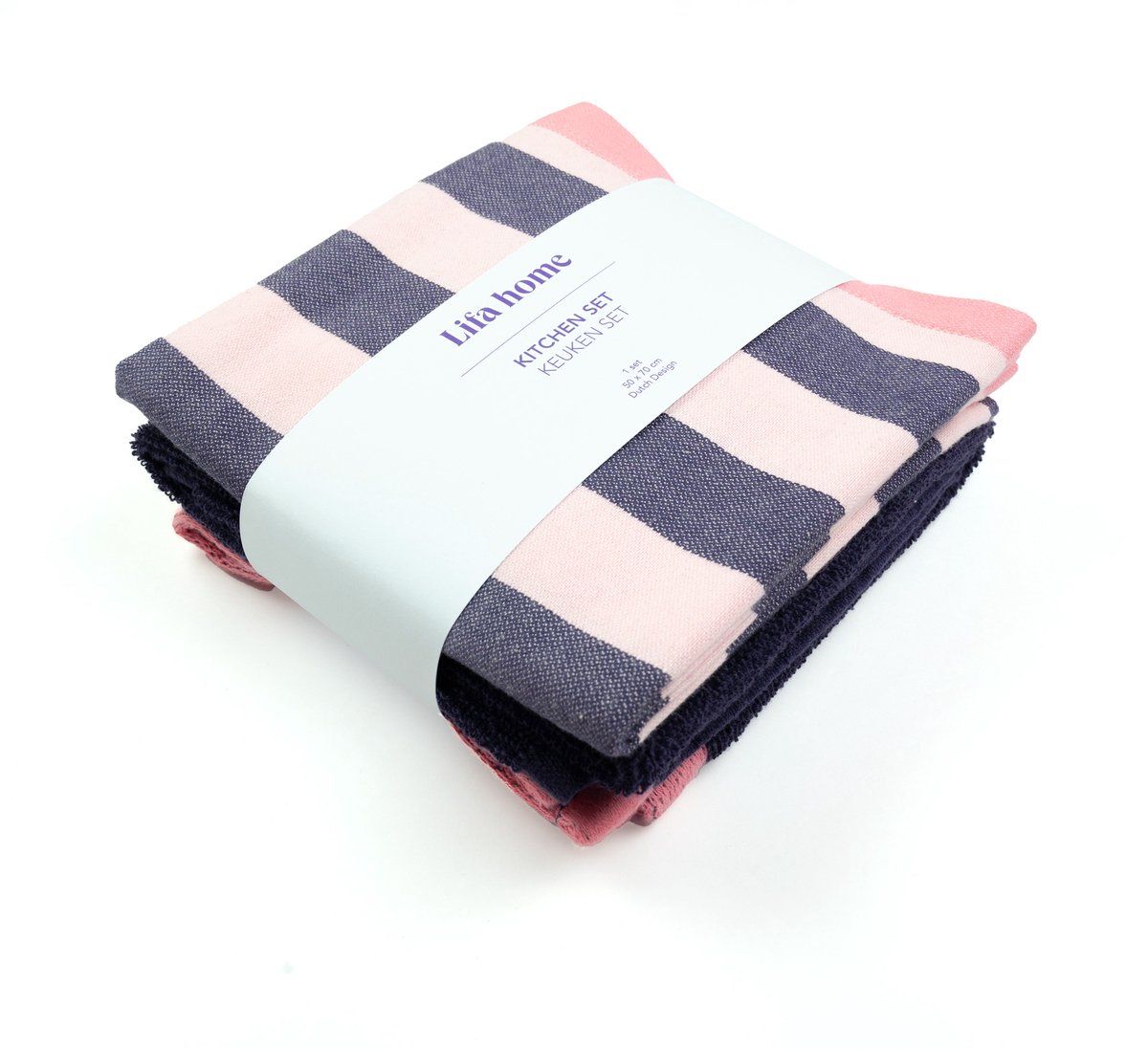 Lifa Home - Theedoek en Handdoek set - Velvet dusk