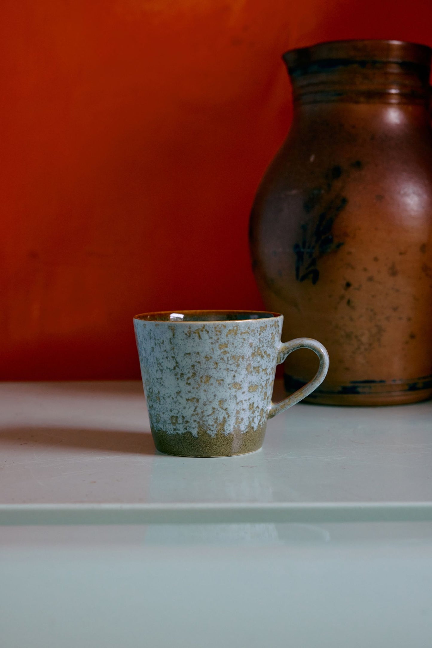 HKLIVING - 70s cappuccino mok - Verdigris