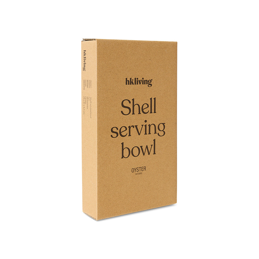 HKLIVING - Shell Serving Bowl - Oyster