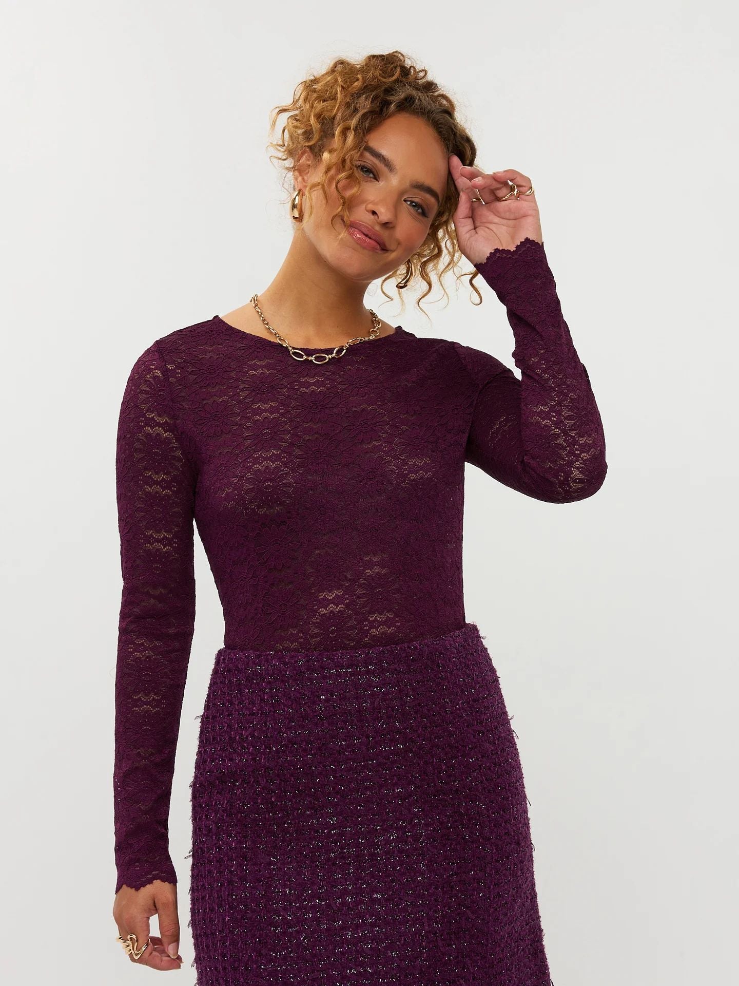 Ydence | Top Loiza | Aubergine