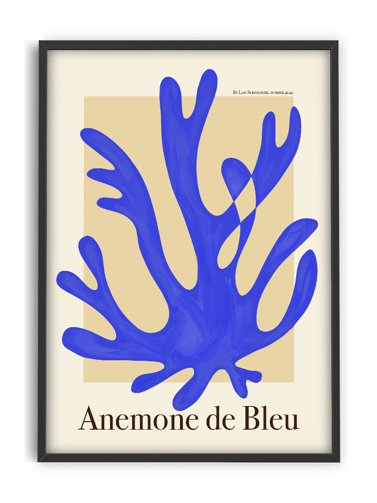 Poster - Anemone De Blue