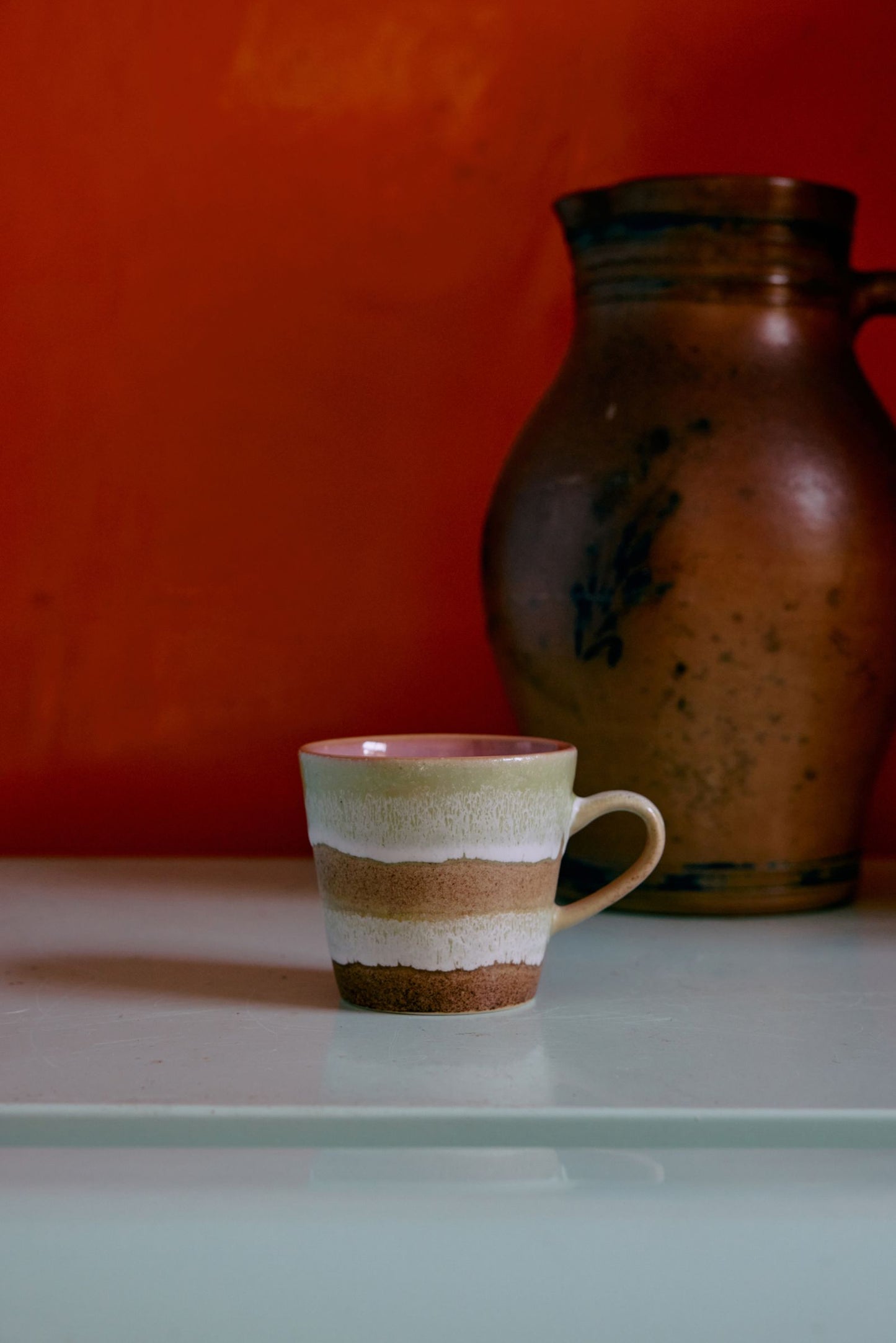 PRE ORDER - HKLIVING - 70s Americano mok - Umber