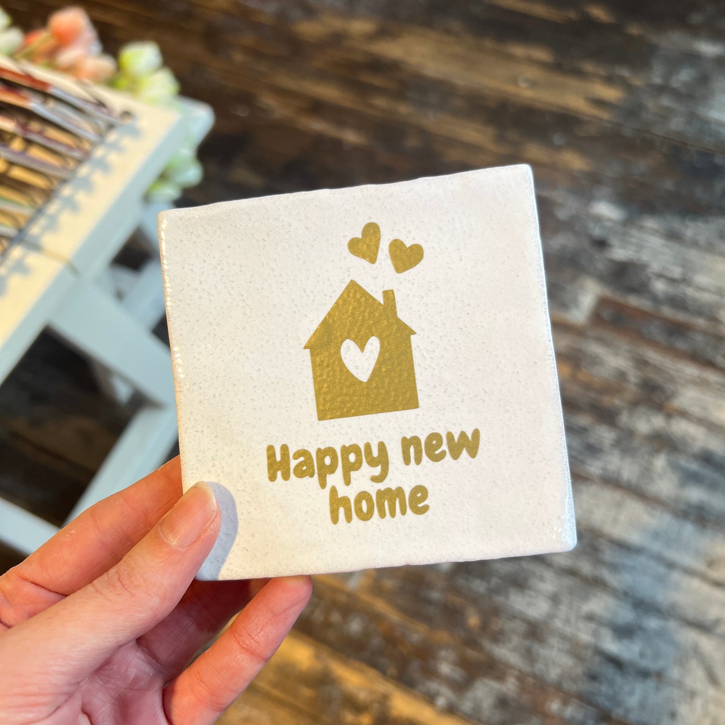 Tegeltje - Happy new home