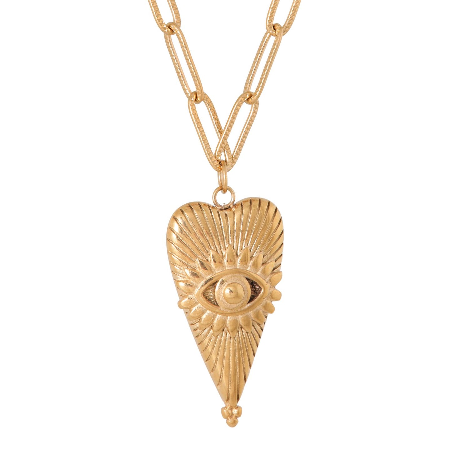 Label Kiki - Eye of love necklace gold