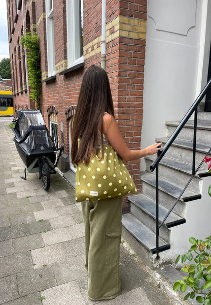 Atelier Tassie - Crossbody Bag - The Olive Dot