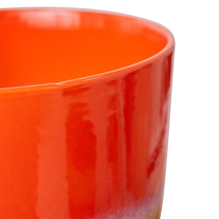 HKLIVING - Retro Flower Pot - Cherry Red