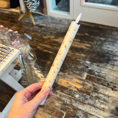 Led Kaars - Disco Goud/Groen