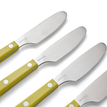 HKLIVING - 70s butter knives set of 4 - Lemon