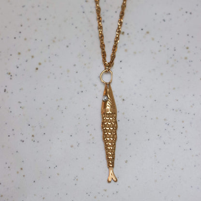 Label Kiki - Catch of the day necklace gold