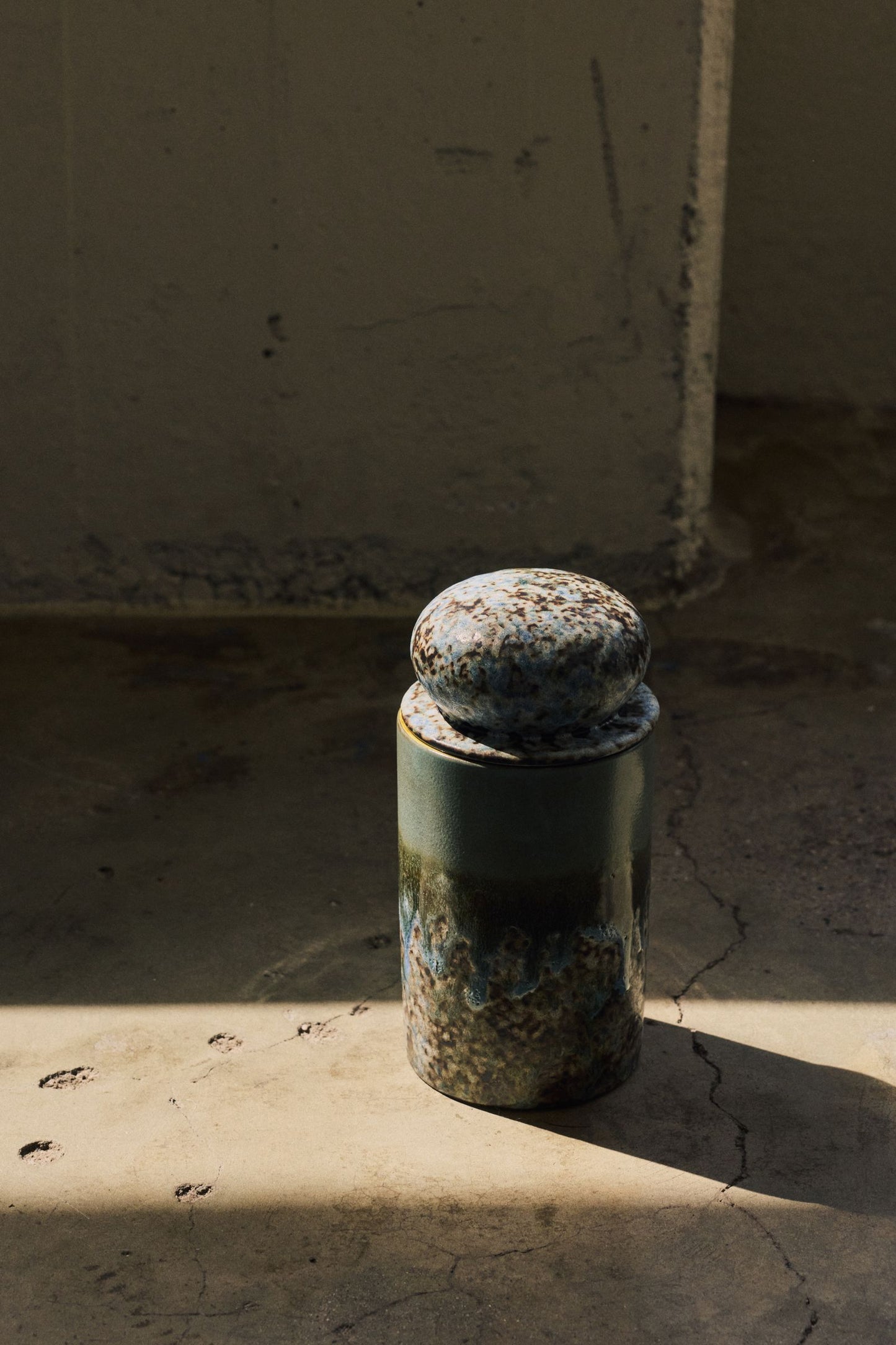 PRE-ORDER - HKLIVING - 70s ceramics: Storage jar - Agave