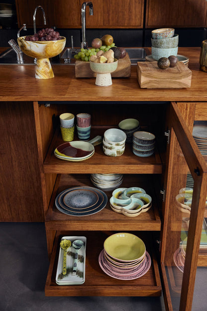 PRE ORDER - HKLIVING - 70s ceramics: cake tray - Tide