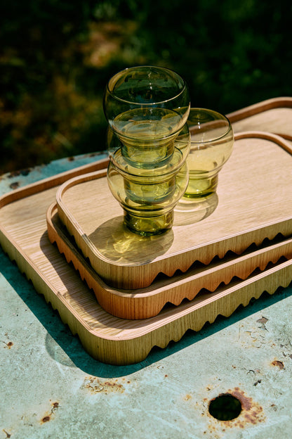 HKLIVING - Serving tray M - Natural