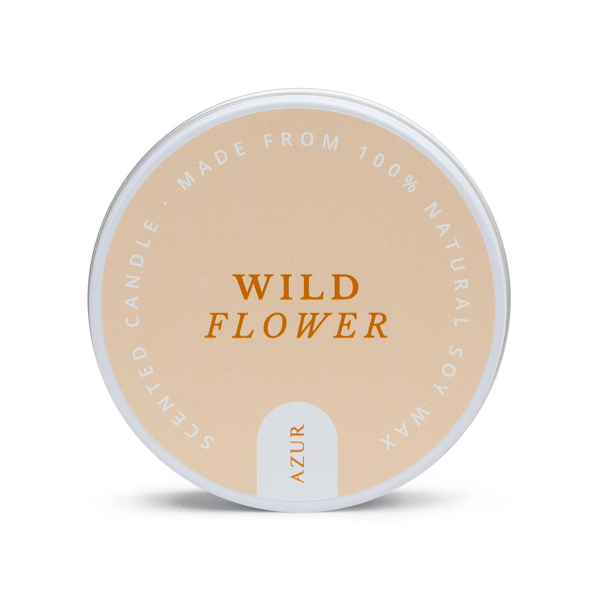 Azur Natural Bodycare - Geurkaars in blik - Wild Flower
