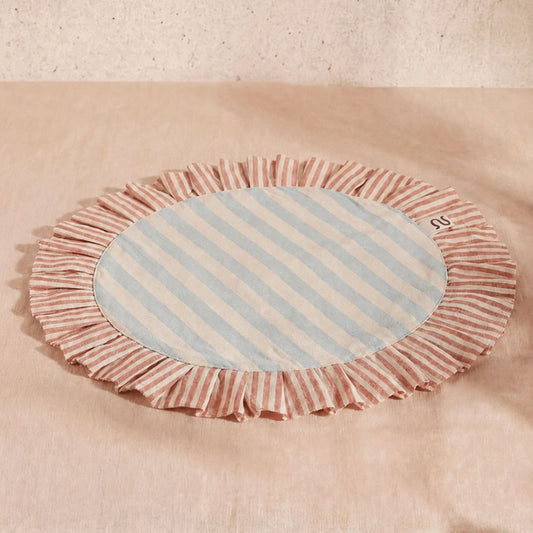 Nine Kitchenware - Placemat set van 2 - Lightblue/Blush Levi