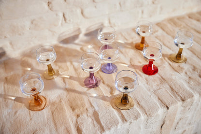 HKLIVING - Swirl wijnglas - Nude