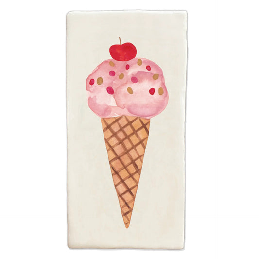 Tegeltje Liefs Karlijn - IJsje met kers