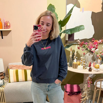 Trui Iconic - Antraciet