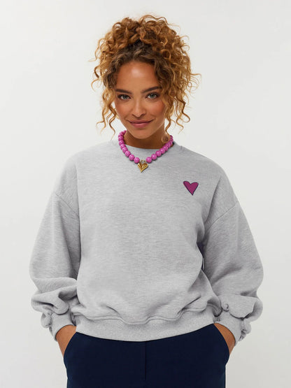 Ydence | Sweater Love letter | Grey