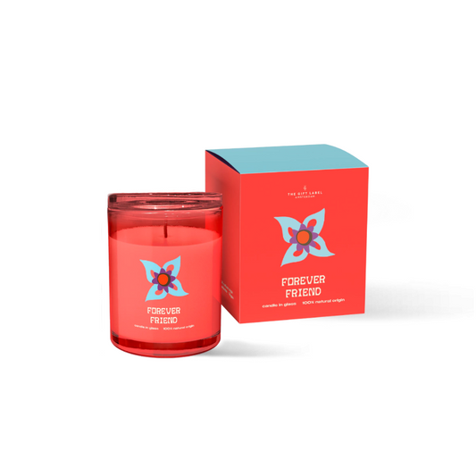 The Gift Label - Geurkaars in glas - Forever Friend