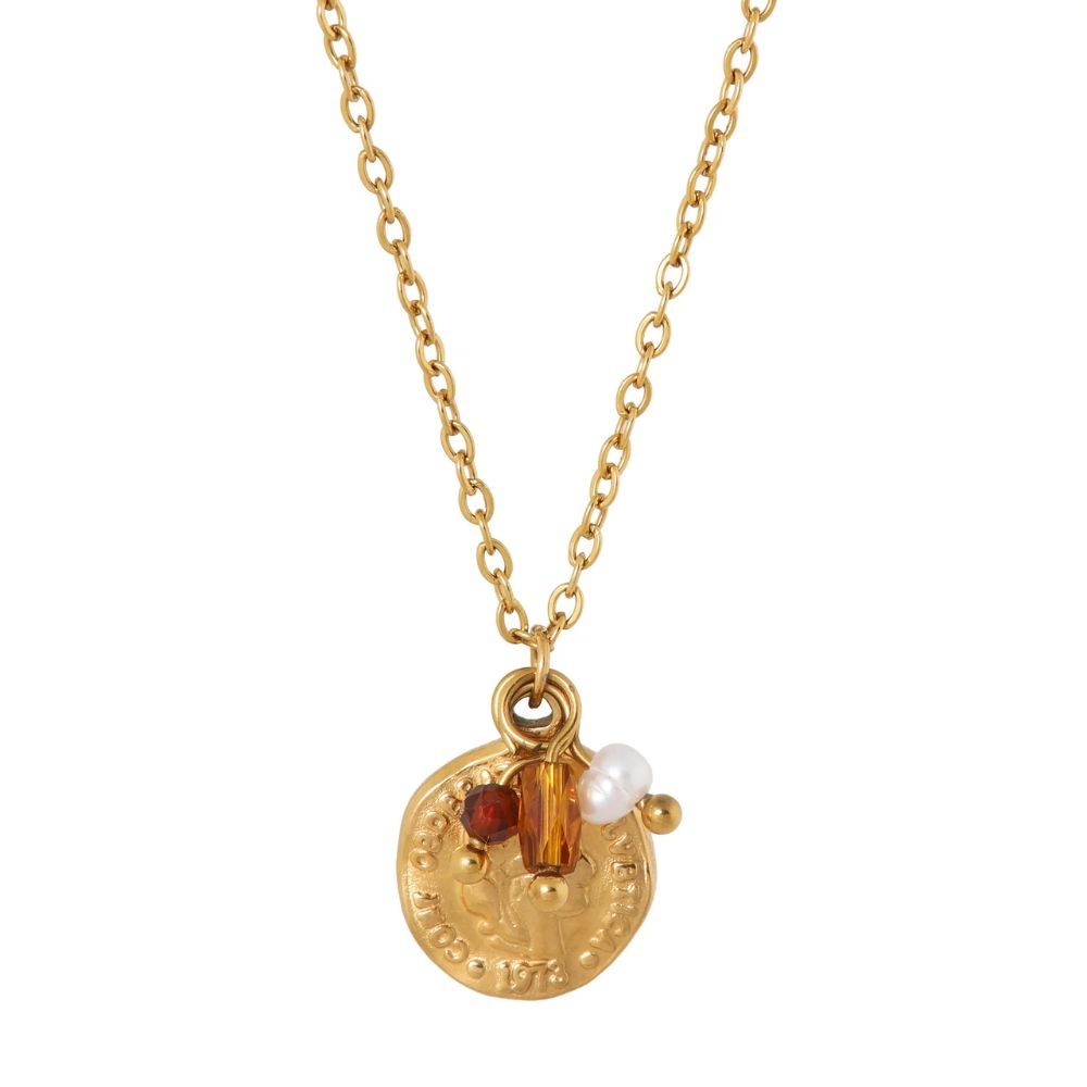 Label Kiki - Necklace Gold - Coin