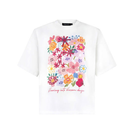 Ydence | T-shirt Blossom days | Off-white
