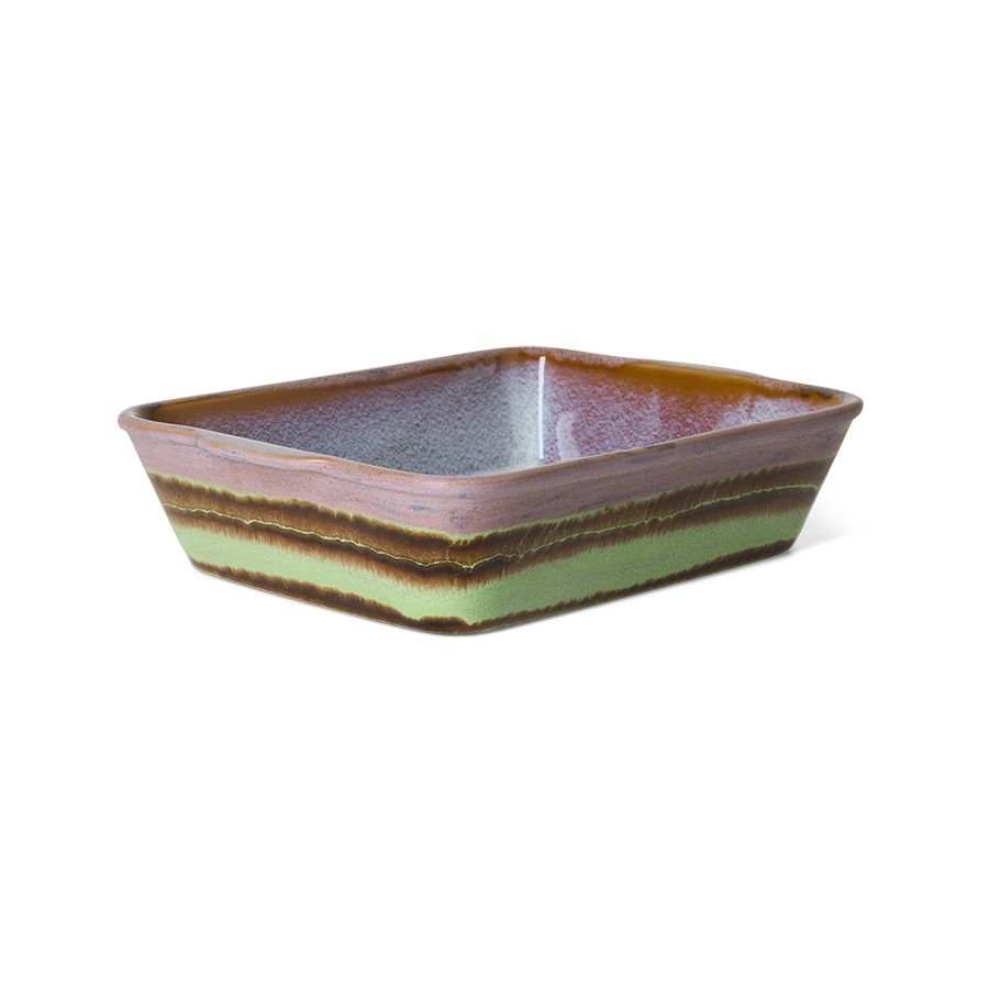PRE-ORDER - HKLIVING - 70s ceramics: Ovenschaal large - Mochi