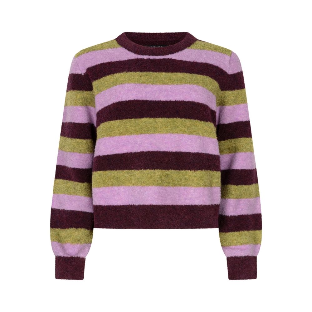 Ydence | Knitted sweater Aurora | Aubergine